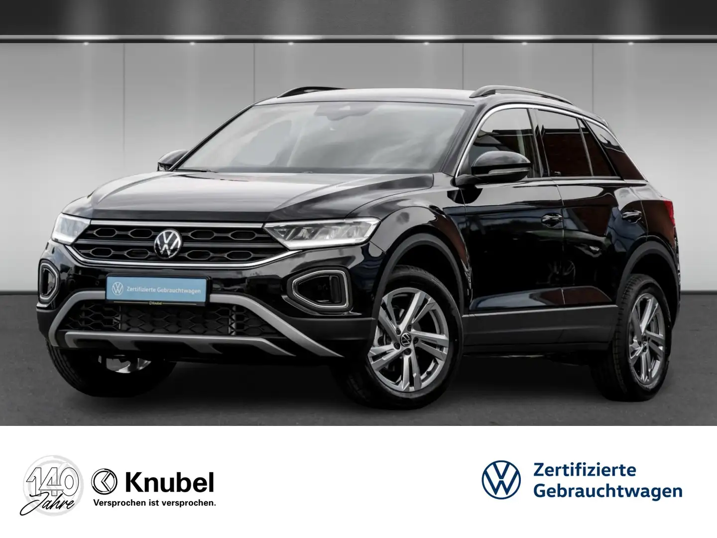 Volkswagen T-Roc Life 1.5 TSI DSG LED AHK ACC App-Connect Keyless Schwarz - 1
