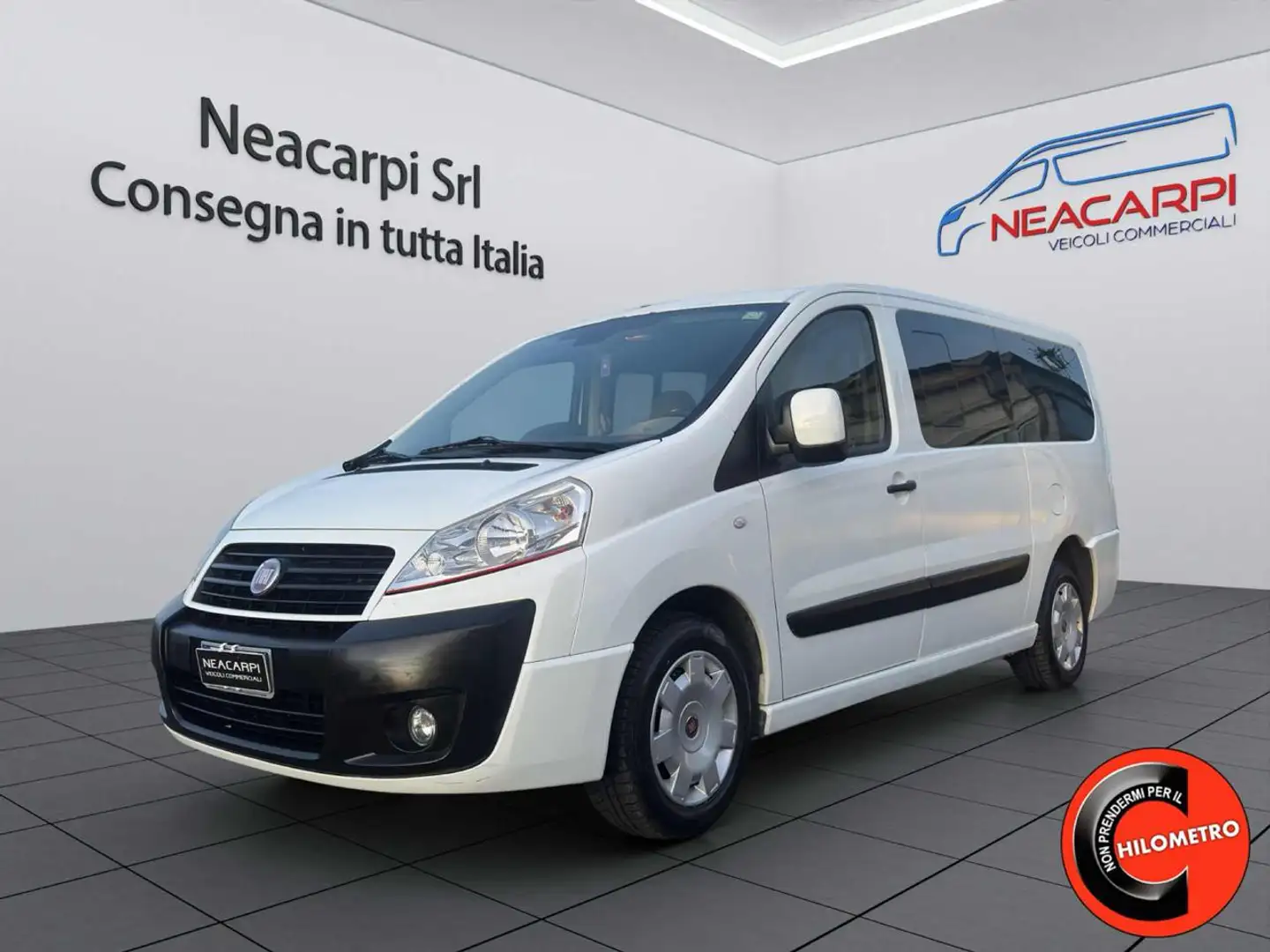Fiat Scudo 2.0 MJT/130 CV(PL L2)PANORAMA 8 POSTI PULMINO-E5B- Blanco - 1