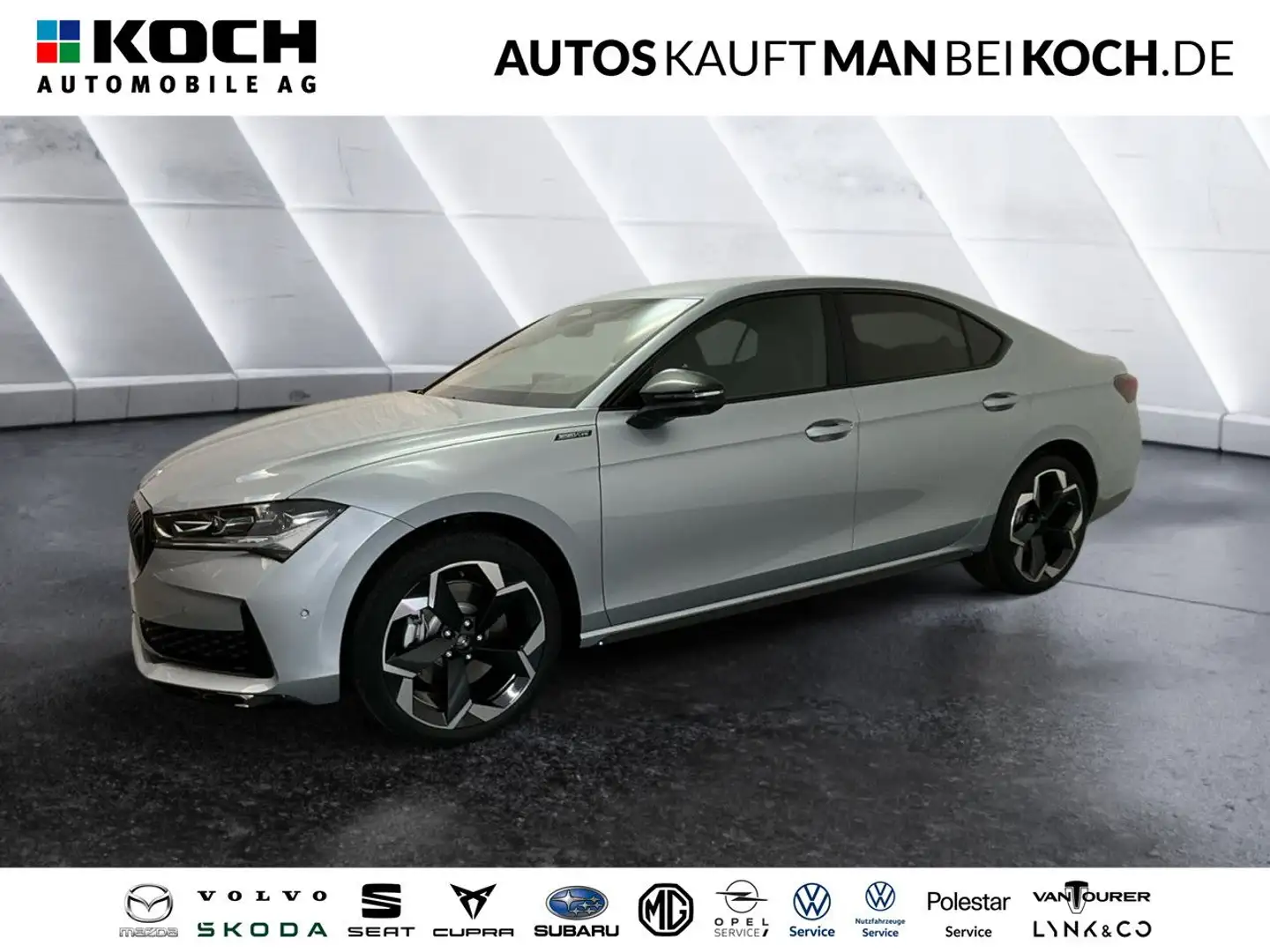 Skoda Superb Sportline 2,0 TSI DSG HUD AHK STHZ CANTON Argent - 1