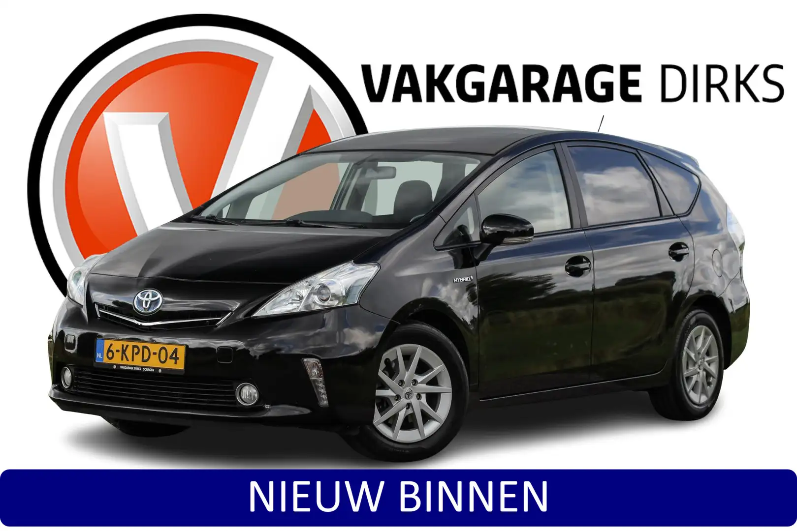 Toyota Prius+ Prius Wagon 1.8 Aspiration 7p. ✅ Pano ✅ Camera ✅ N Zwart - 1