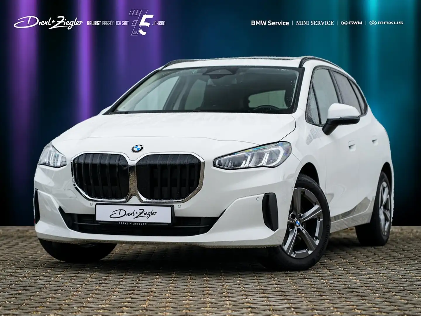 BMW 218 218i Active Tourer Travel GSD AHK LKH RFK DAB 17" Blanco - 1
