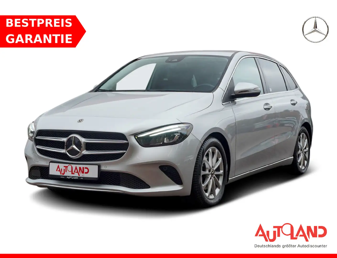 Mercedes-Benz B 150 B200 d Progressive Aut. LED Navi Sitzheizung PDC Silber - 1