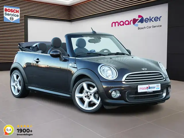MINI Cooper Cabrio Mini 1.6 Chili ✅Stoelverw.✅Leer✅Navi✅Cruise✅
