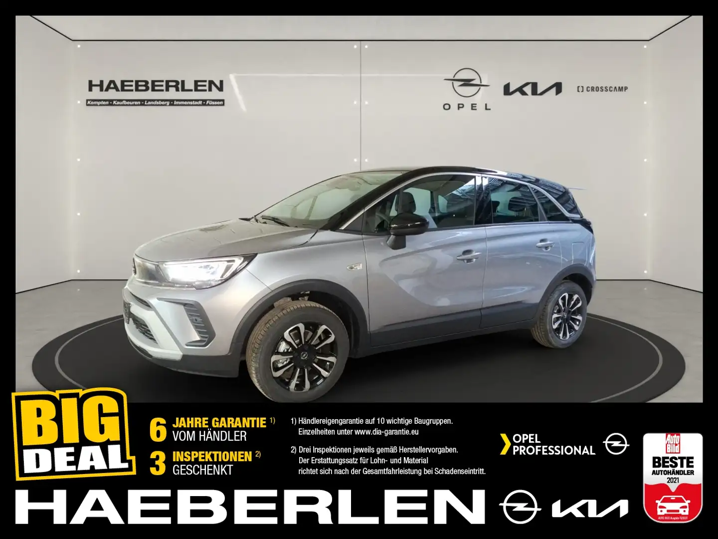 Opel Crossland 1.2T Elegance *Tech-Paket*LED*AGR* Grey - 1