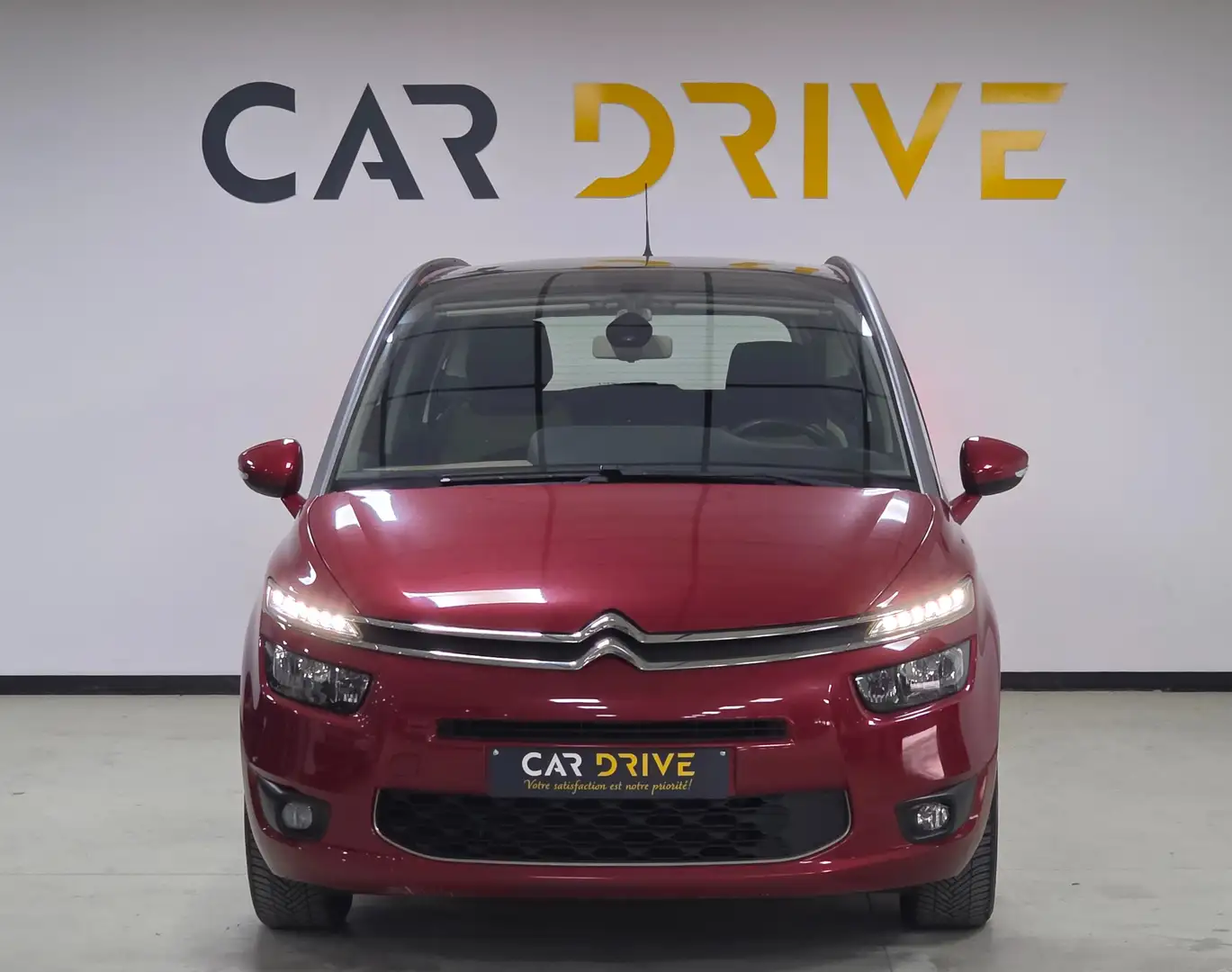 Citroen C4 Picasso 1.6 d 7 PLACES/CAMERA/CAPTEURS/CRUISE/ATR/1ER PROP Rouge - 2