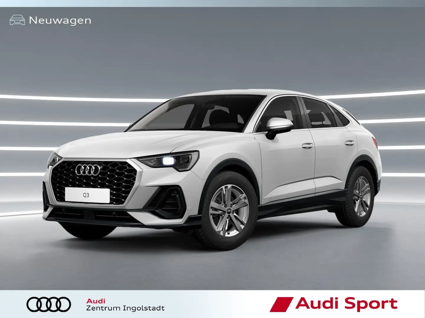 Audi Q3 Sportback 35 TDI S tronic NAVI UPE 47.910,- Weiß - 2