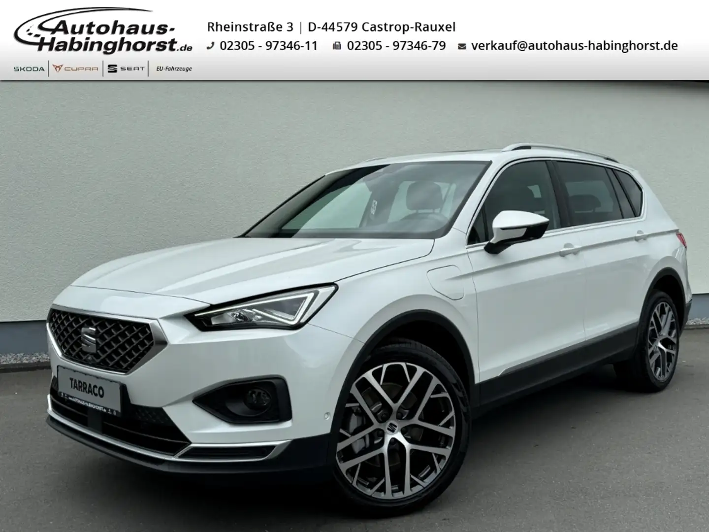 SEAT Tarraco 1.4 e-Hybrid DSG Xperience 360 DCC AHK ParkAssist Weiß - 1