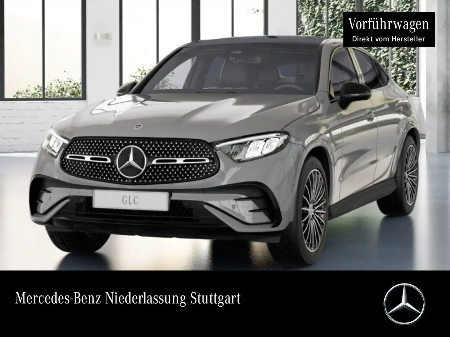 Mercedes-Benz GLC 200 4M AMG+NIGHT+PANO+360+AHK+LED+TOTW+KEYLESS Gris - 1