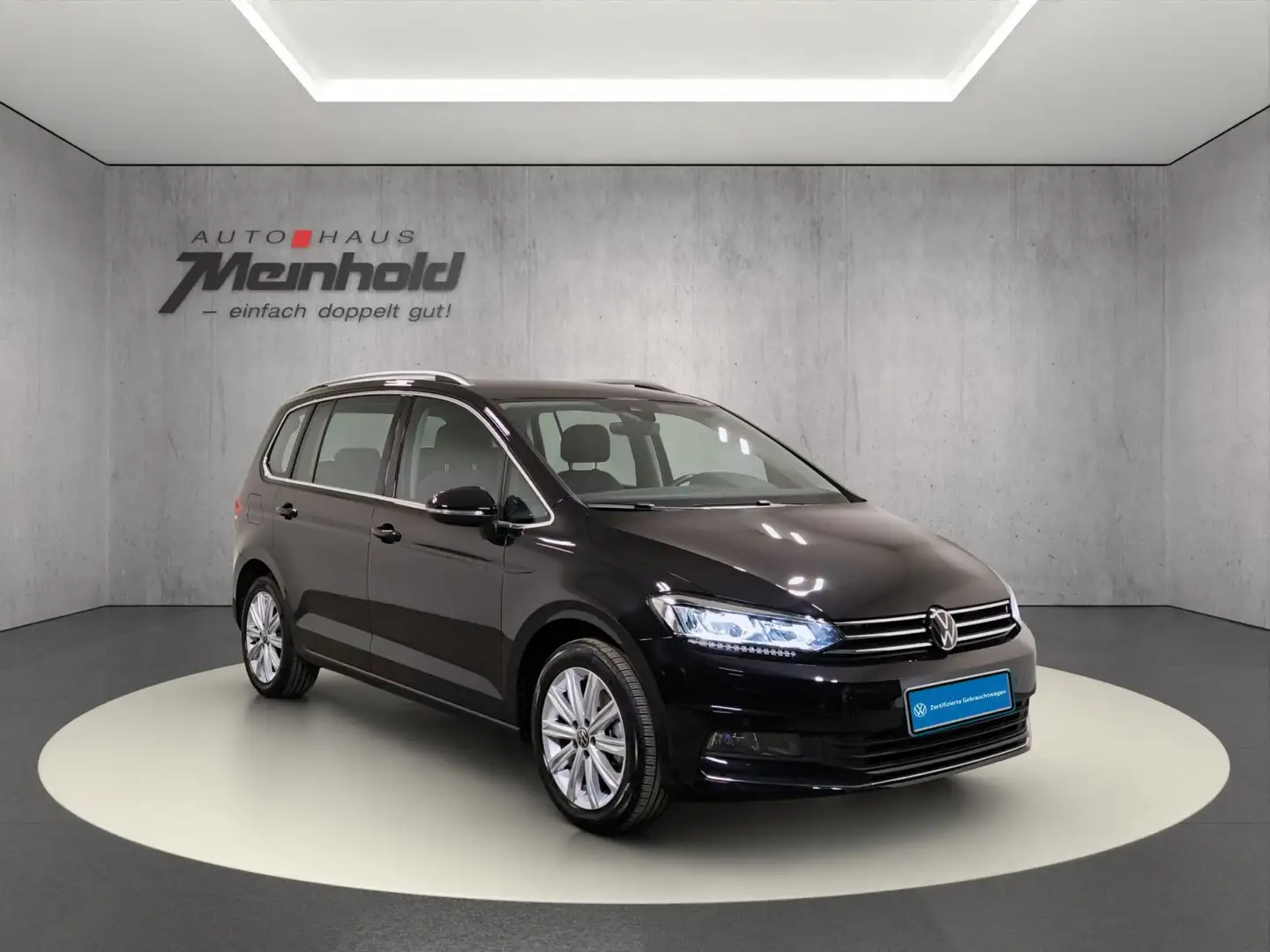 Volkswagen Touran 1.5 TSI Highline, LED, AHK, ACC, Navi Schwarz - 2