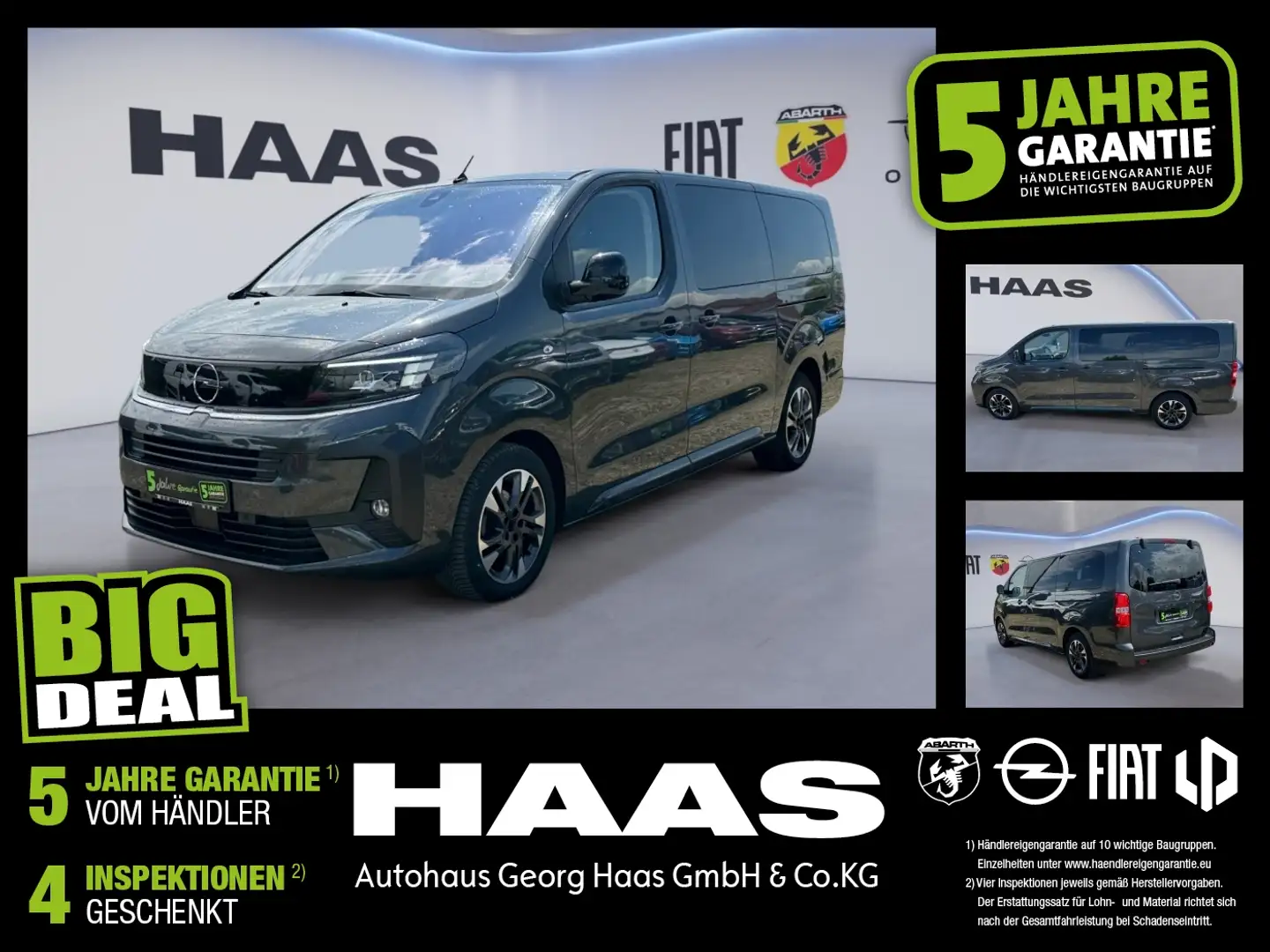 Opel Zafira Life 2.0 D L Edition Klimaautomatik Grau - 1