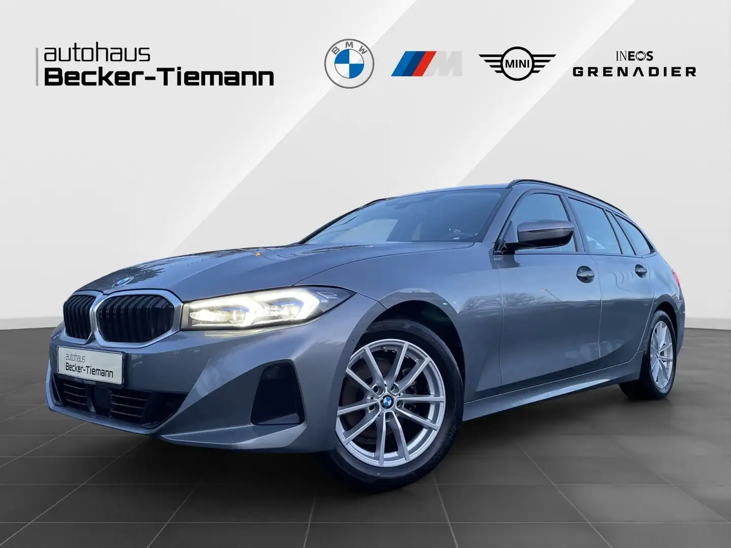 BMW 318 i AHK/ RFK/ DrivAss Prof./ Adapt. LED/ Sportstz. Grau - 1