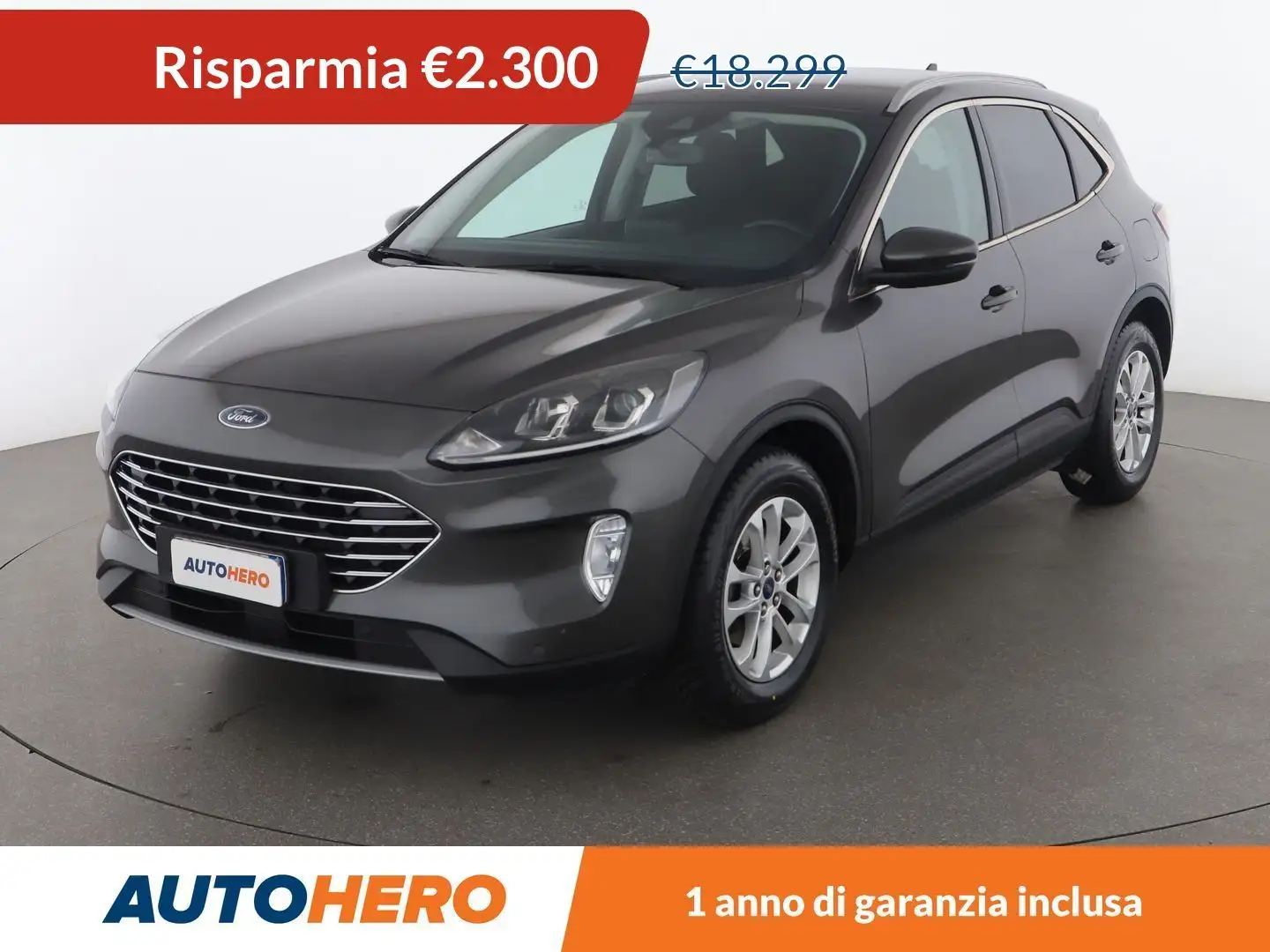 Ford Kuga 1.5 EcoBoost Titanium 150 CV Grijs - 1
