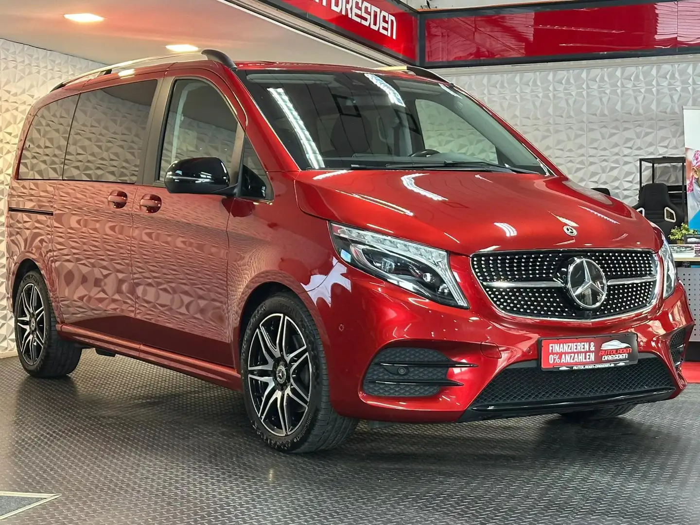 Mercedes-Benz V 220 V220d EDITION 2020 AMG NIGHT KOMPAKT* LED#SHZ#SH Rouge - 2