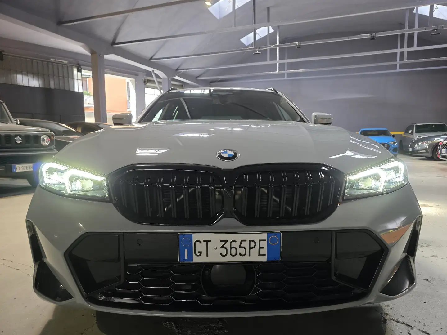 BMW 320 48V MSPORT XDRIVE 320D IBRIDA SW PELLE ALCANTARA Grigio - 1