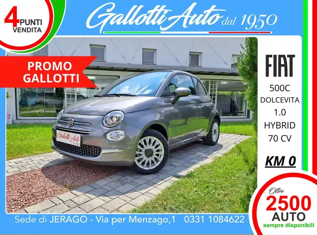 Fiat 500C Dolcevita Hybrid 70cv - PRMO GALLOTTI