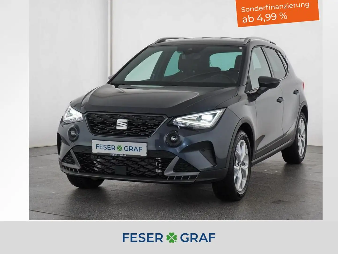 SEAT Arona 1.0 TSI FR DSG LED ACC Navi Side-Assist Silber - 1