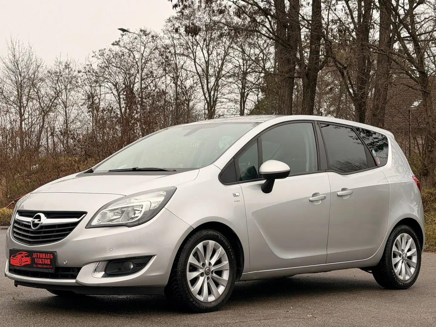 Opel Meriva 1.,4 TURBO garantie,automatik,sitz u.lenk heiz. Grau - 2