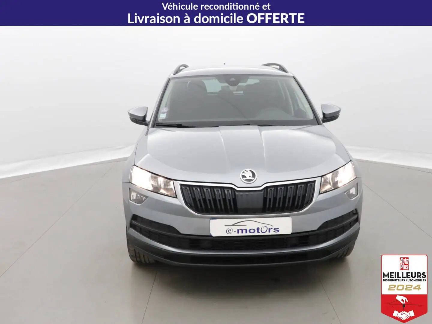 Skoda Karoq TSI 150 DSG7 Ambition +GPS +Caméra Gris - 2