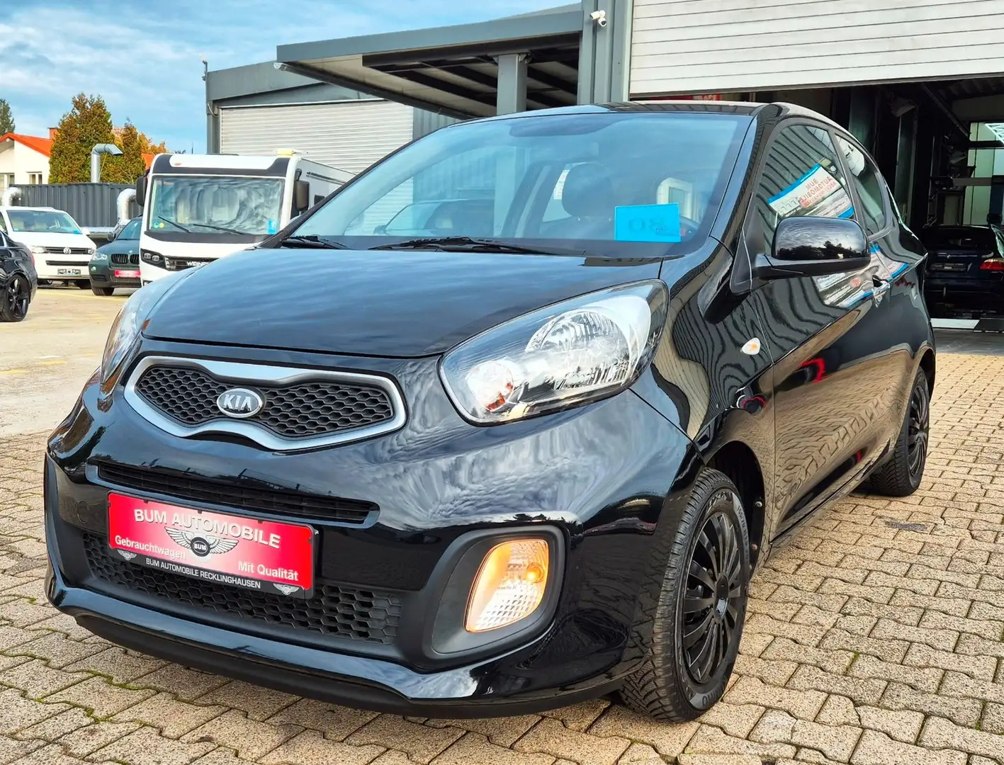 Kia Picanto Edition 7 WENIG KM  1 HAND TÜV NEU Zwart - 1