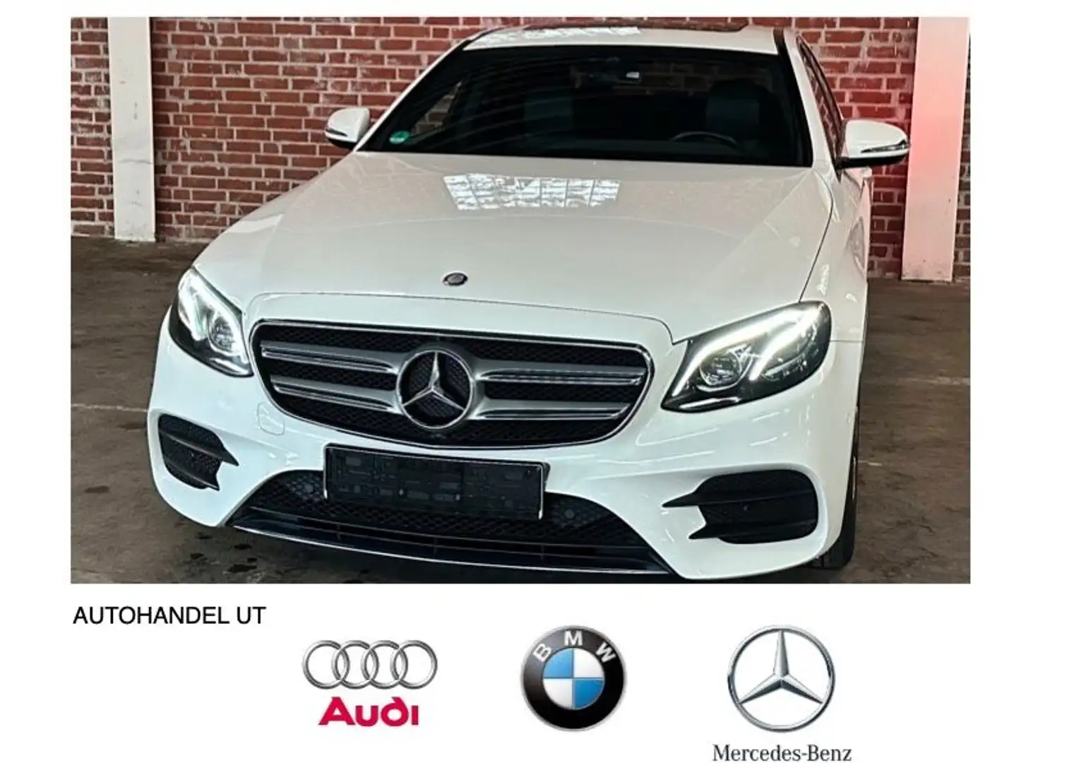 Mercedes-Benz E 250 Limousine 9G AMG/LED/GSD/R.Kam/Totwinkel Weiß - 1