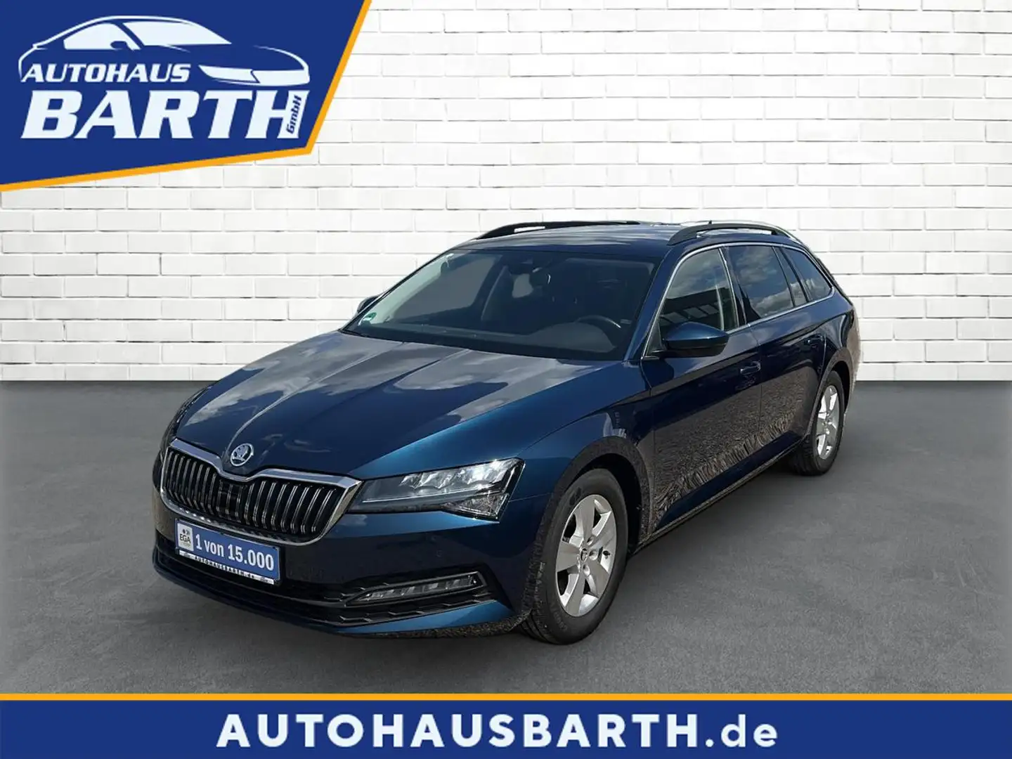 Skoda Superb Combi 2.0 TDI Ambition *LED*Navi*DSG*SHZ* Bleu - 1