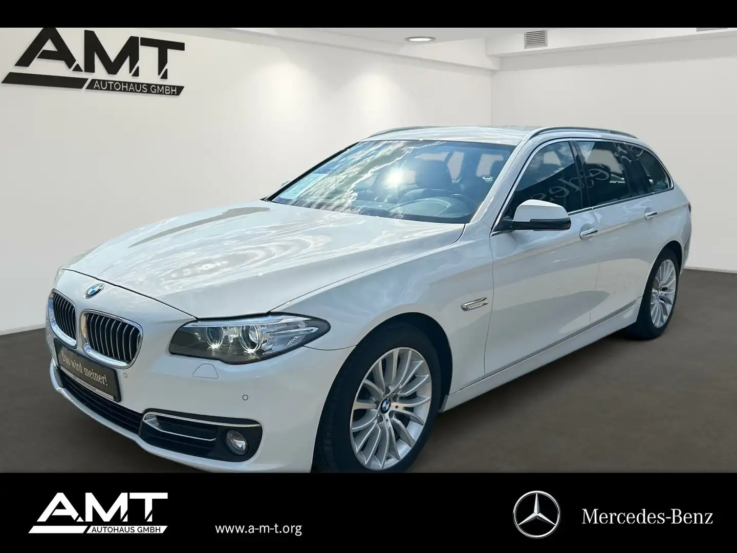 BMW 525 5er - 525 d Touring DPF Navi/Autom./Klima/Xenon Weiß - 1