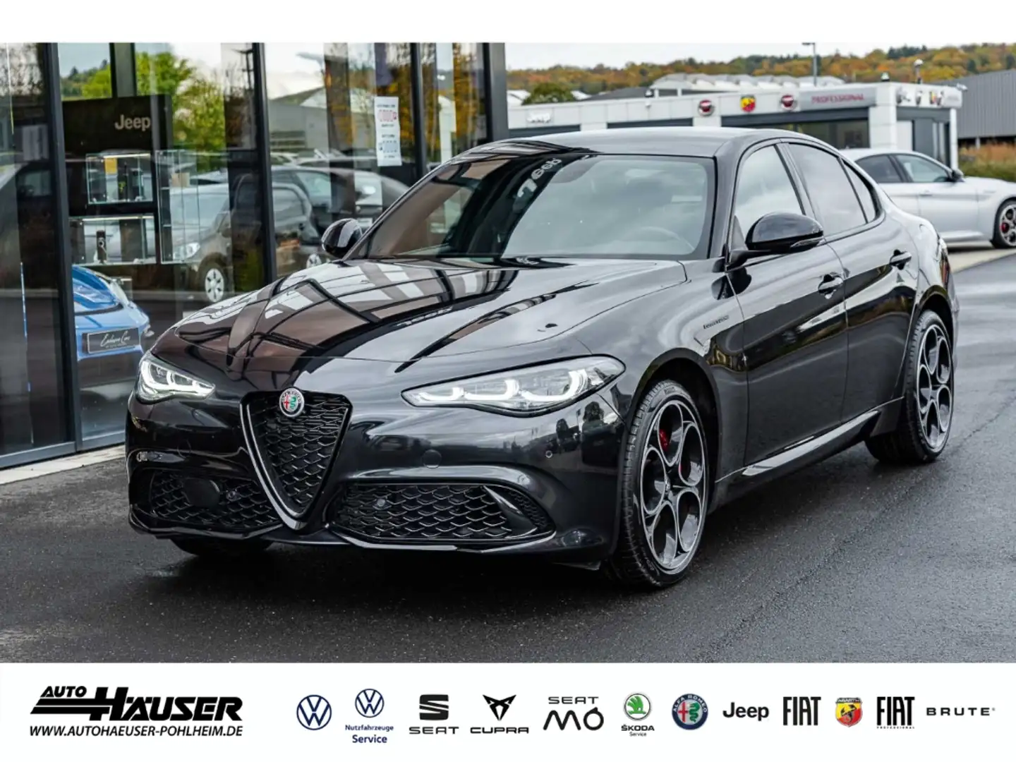 Alfa Romeo Giulia Competizione 2.0 Turbo AT8 Q4 HARMAN-KARDON EL. SI Schwarz - 1