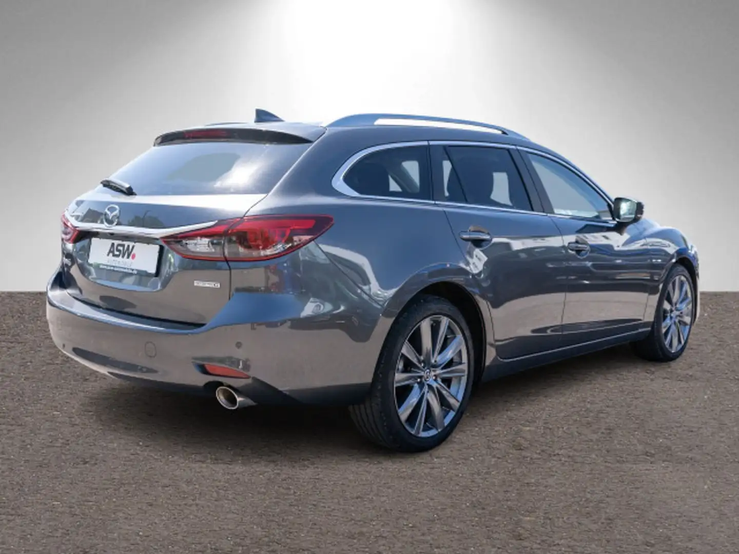 Mazda 6 Kombi Advantage 2.0 Skyactiv Matrix Navi LEDER Gris - 2
