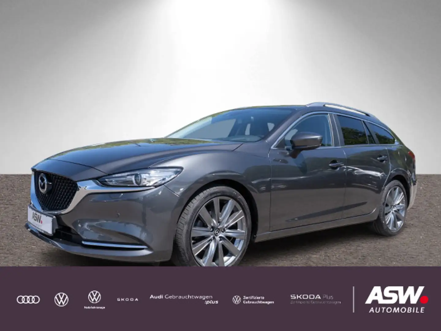 Mazda 6 Kombi Advantage 2.0 Skyactiv Matrix Navi LEDER Gris - 1