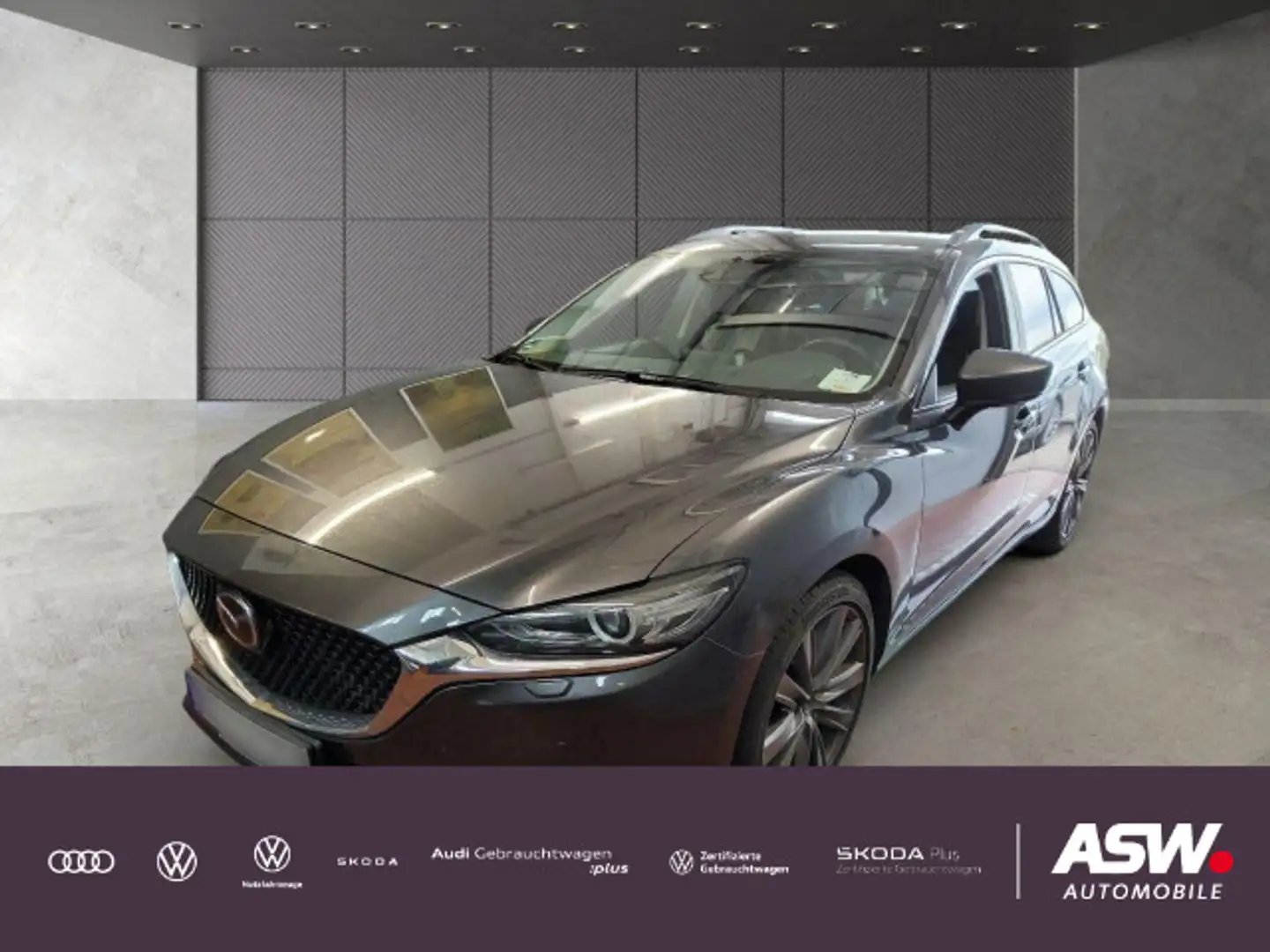 Mazda 6 Kombi Advantage 2.0 Skyactiv Matrix Navi LEDER Grau - 1