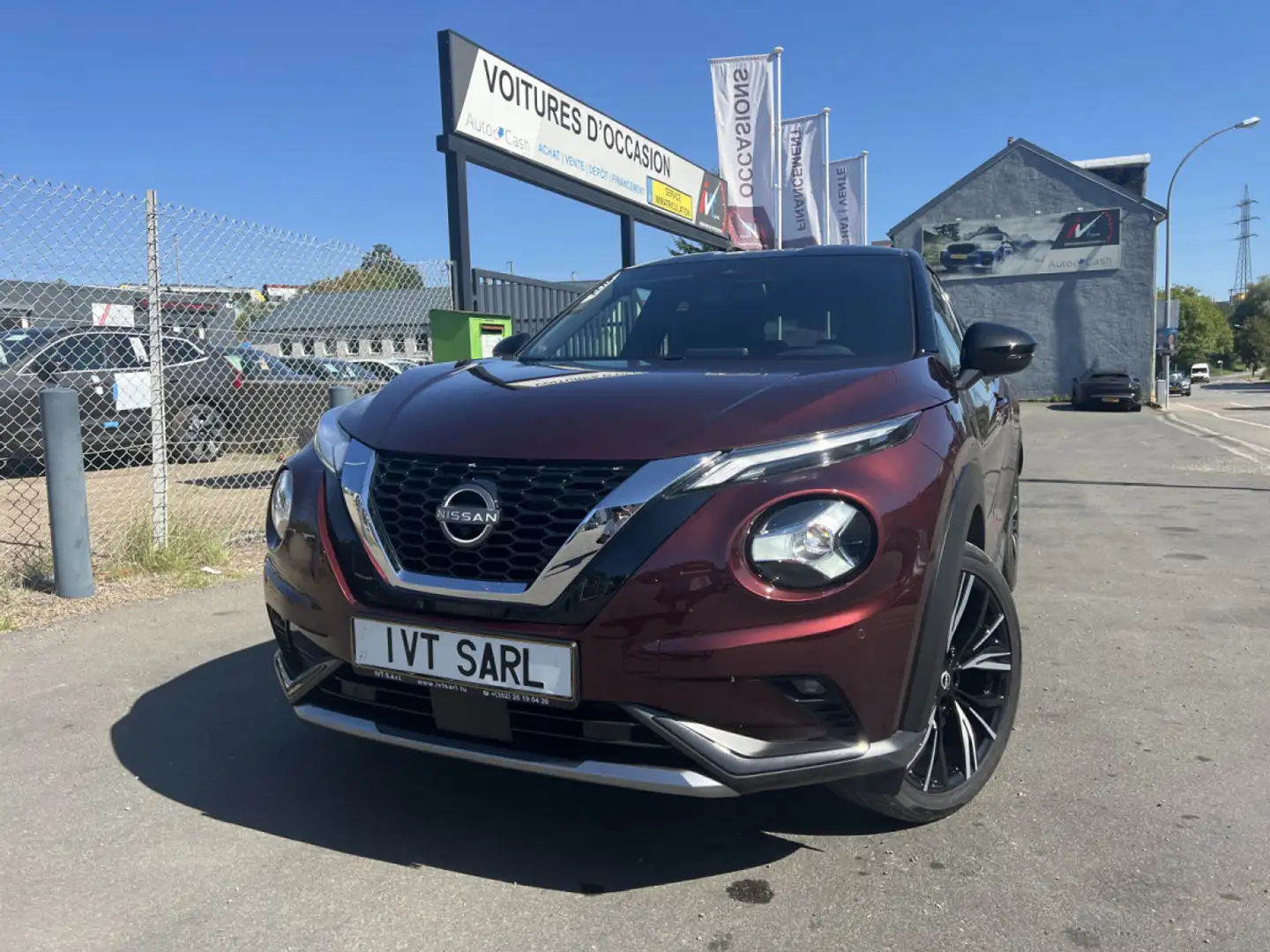 Nissan Juke 1.0 DIG-T 7DCT N-DESIGN AUTO Rouge - 1