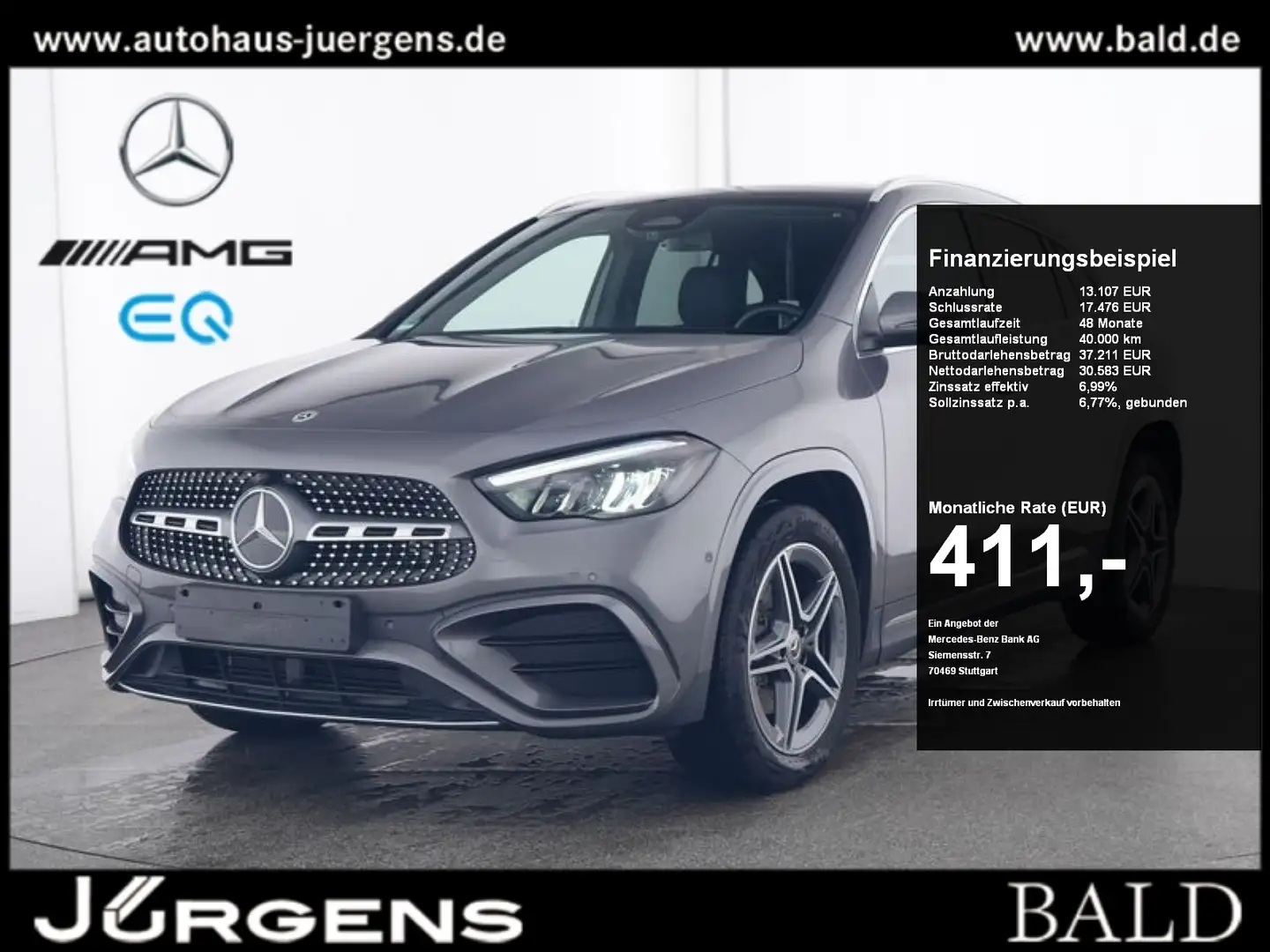 Mercedes-Benz GLA 250 e AMG-Sport/Led/Pano/Cam/Totw/Winter/19" Grijs - 1