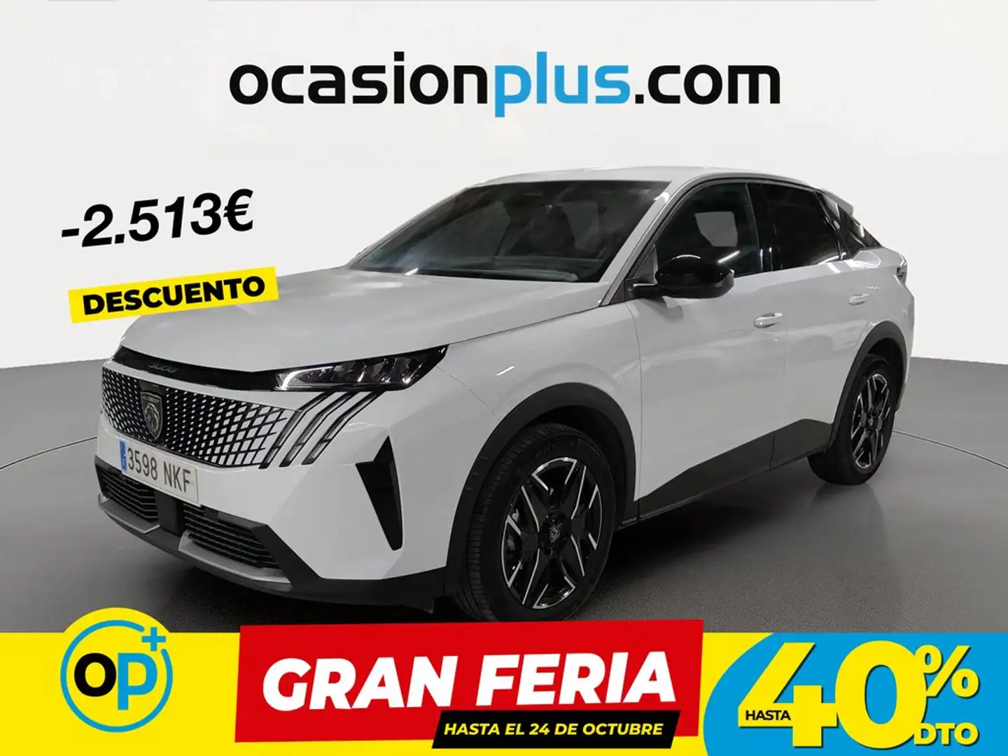 Peugeot 3008 Hybrid Allure eDCS6 145 Blanco - 1