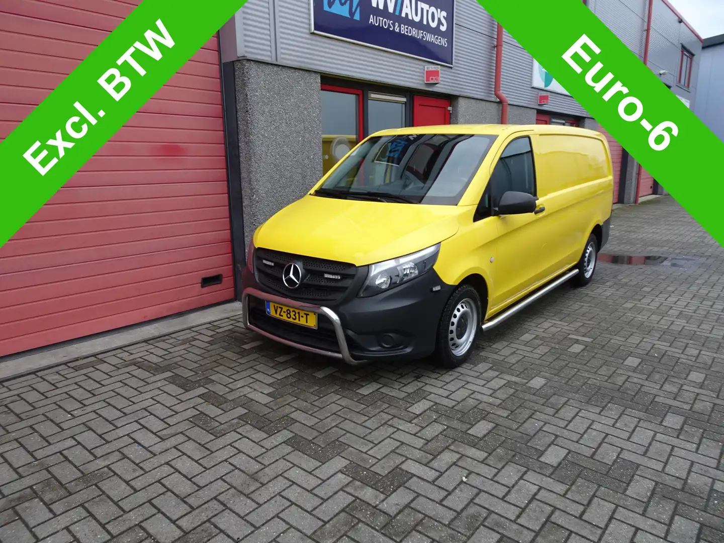Mercedes-Benz Vito 111 CDI Functional Lang 3 zits airco 146622 km !!! Geel - 1