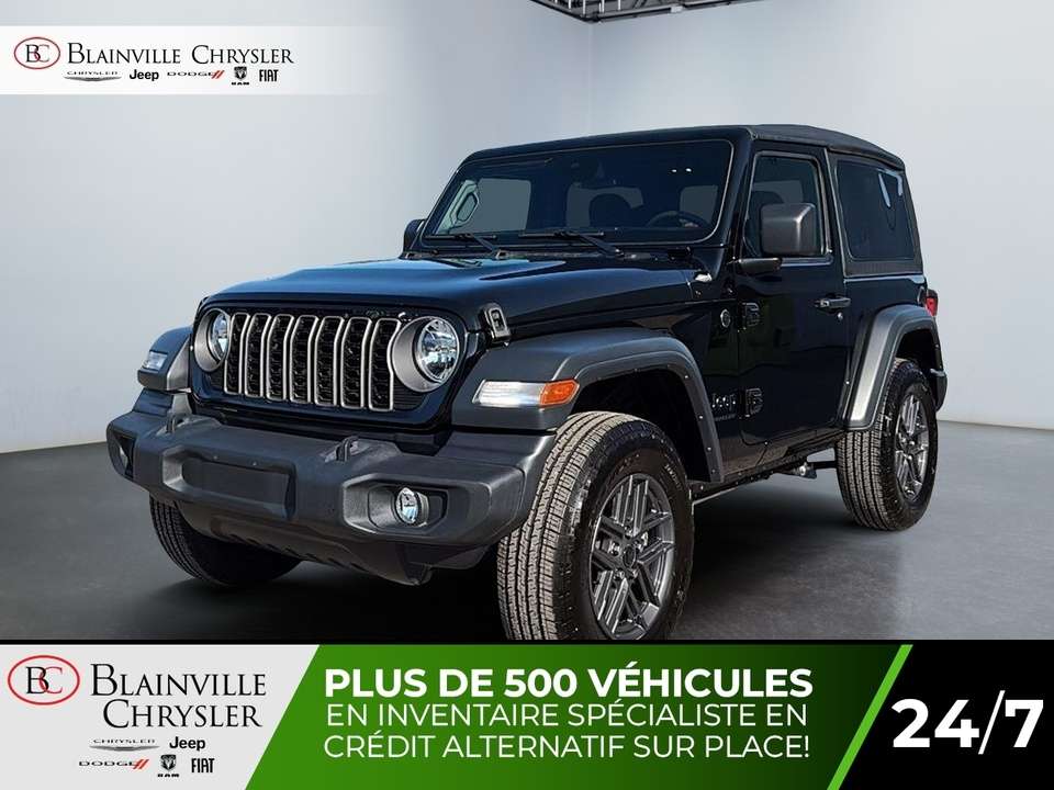 2025 Jeep Wrangler Sport S CRUISE ADAPTATIF CARPLAY UCONNECT 12P