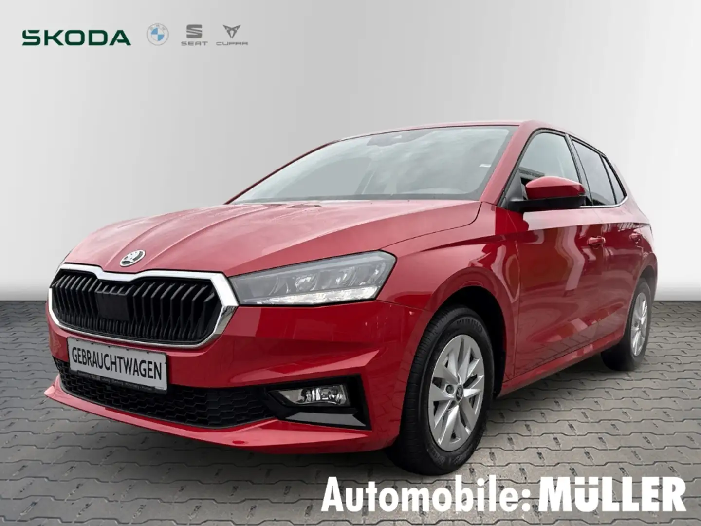 Skoda Fabia Selection 1.0 TSI LED Sperrdiff. Apple CarPlay And Rood - 1