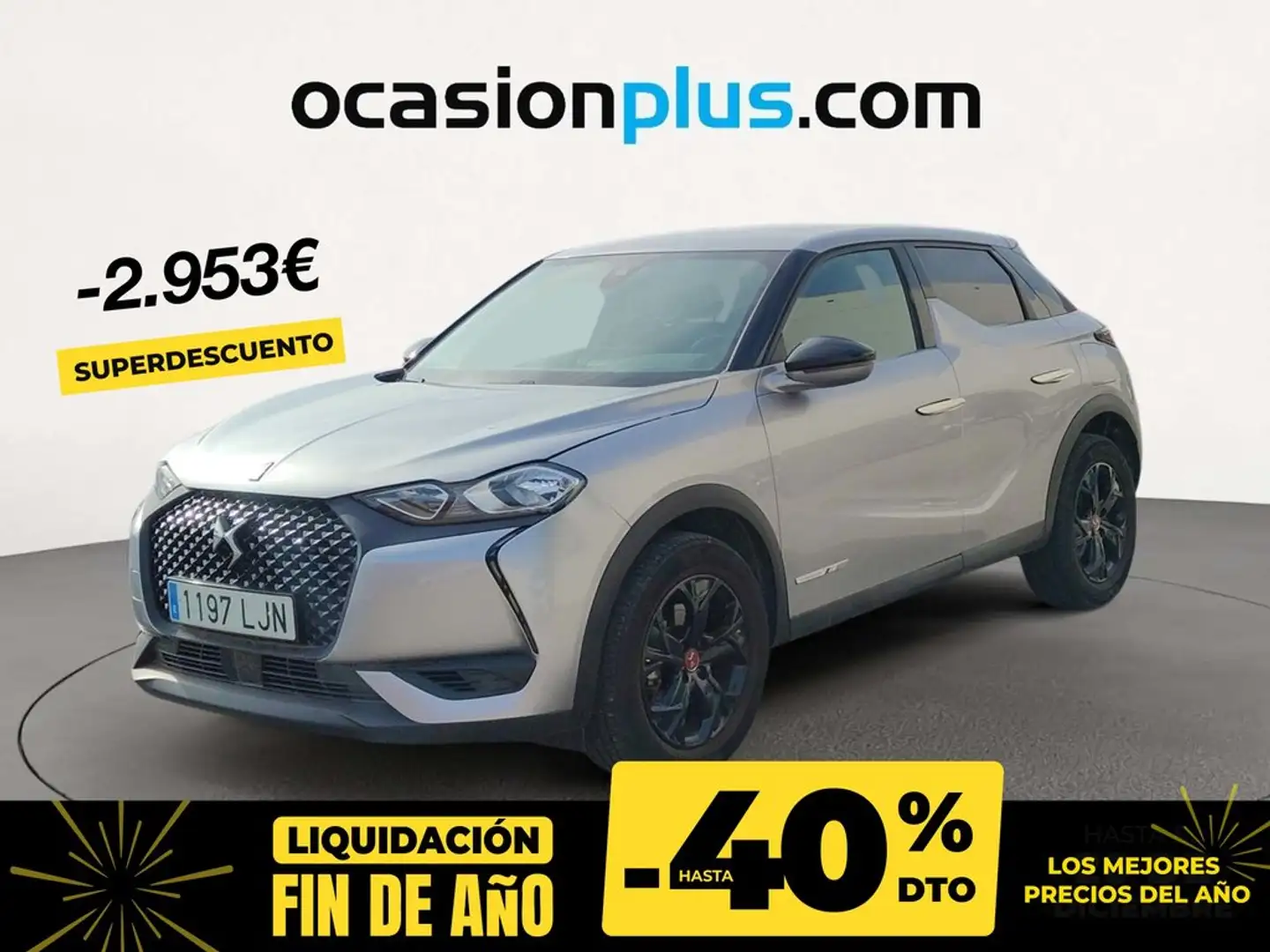 DS Automobiles DS 3 Crossback Puretech Performance Line 130 EAT8 Gris - 1