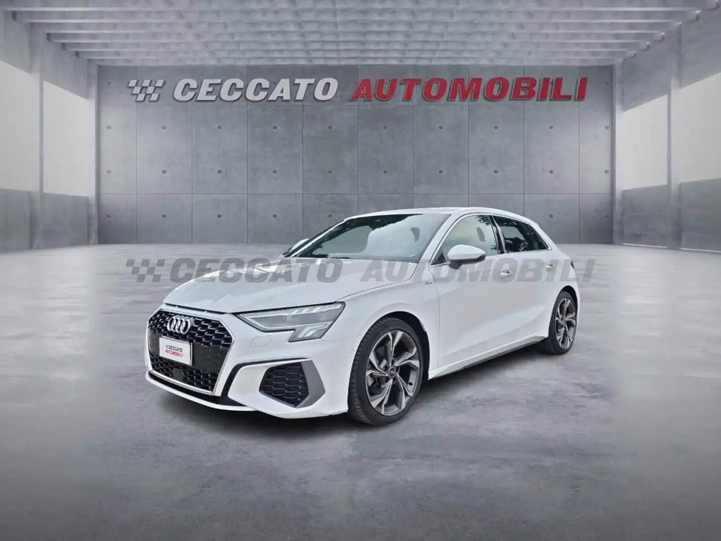 Audi A3 A3 Sportback 30 2.0 tdi S line edition s-tronic Blanc - 1