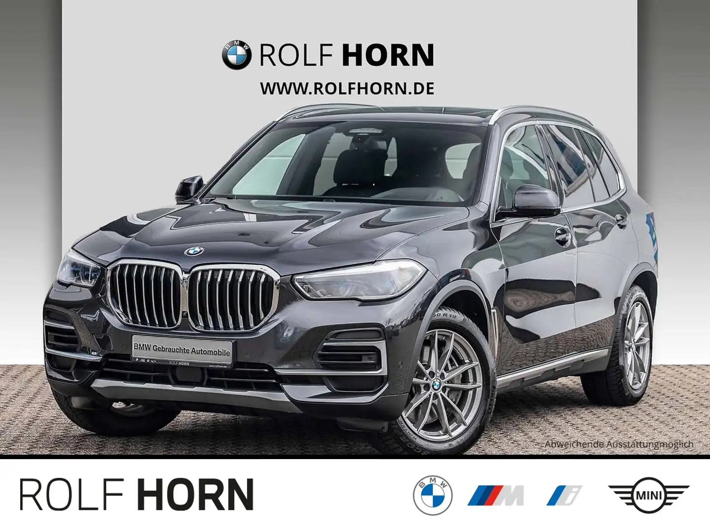 BMW X5 xDrive40d xLine HUD AHK Pano Laser HiFi 19" Grau - 1