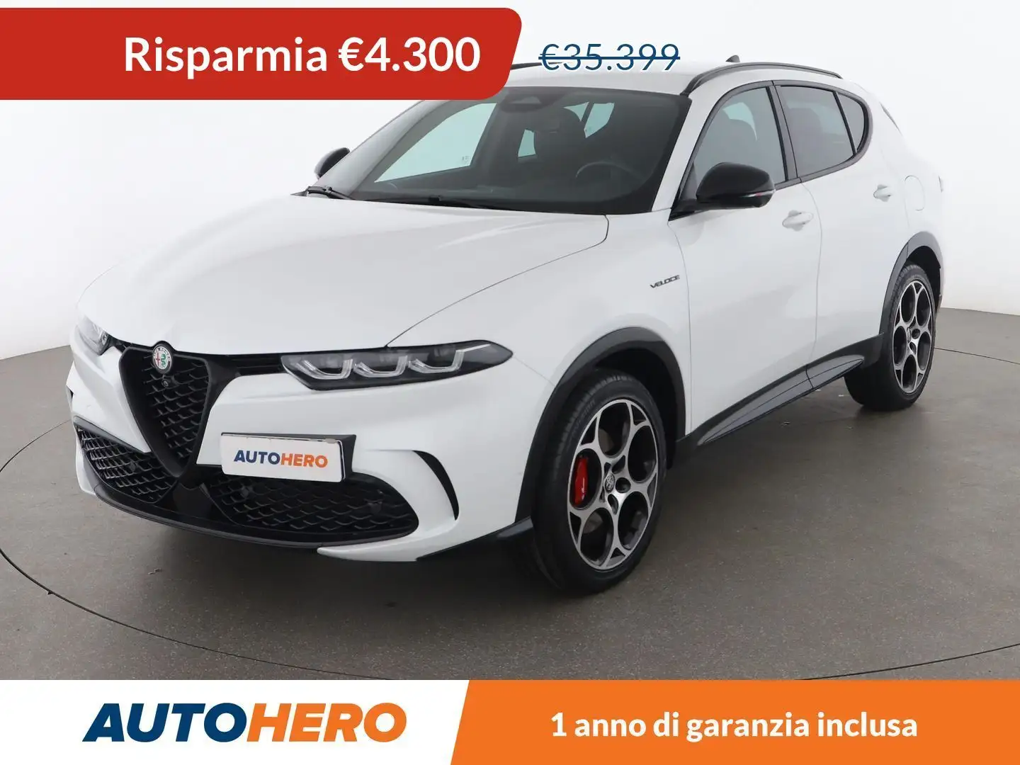 Alfa Romeo Tonale 1.3 Plug-in Hybrid Veloce  AT6 Q4  PHEV Bianco - 1