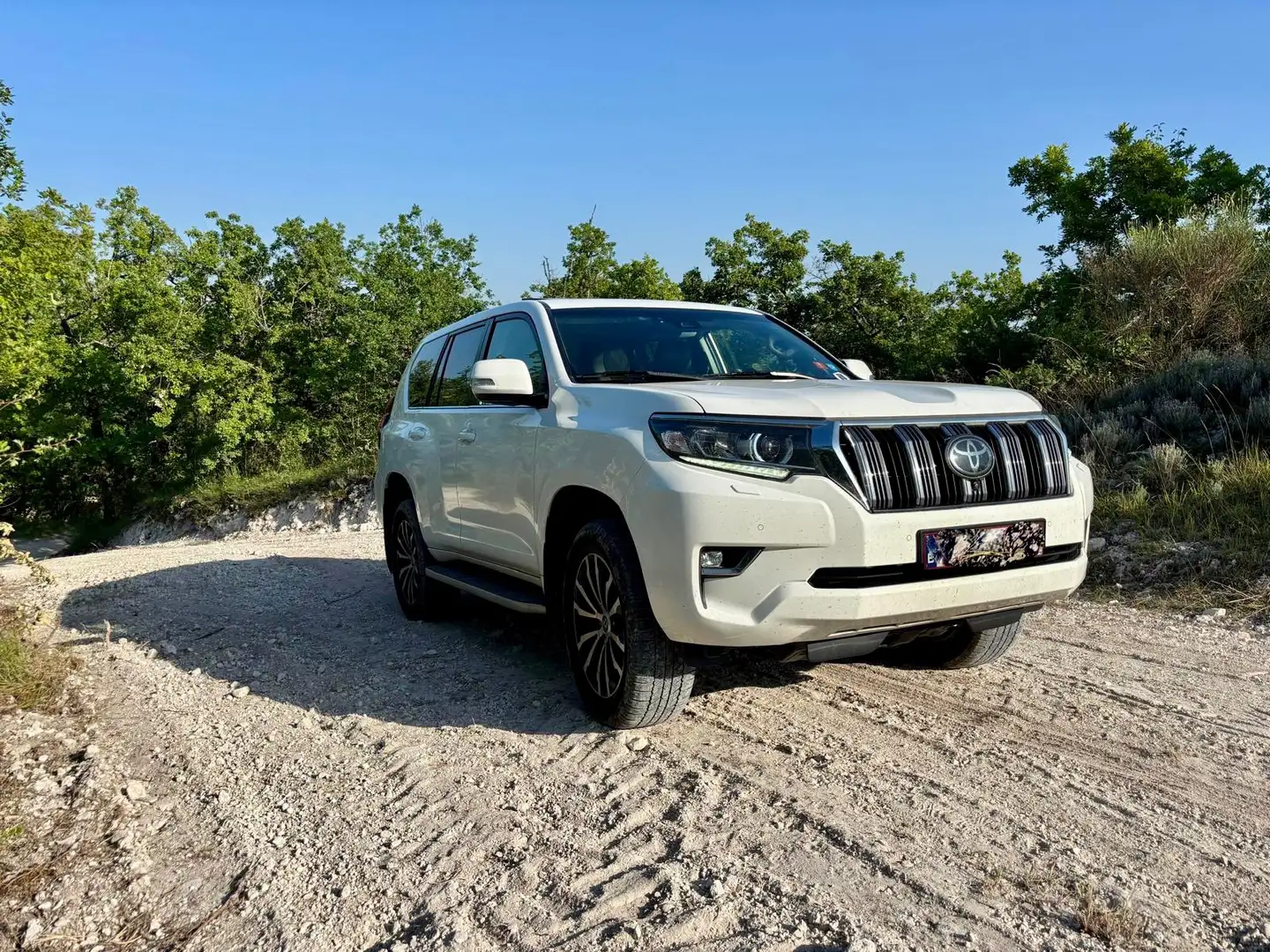 Toyota Land Cruiser Prado Blanc - 1