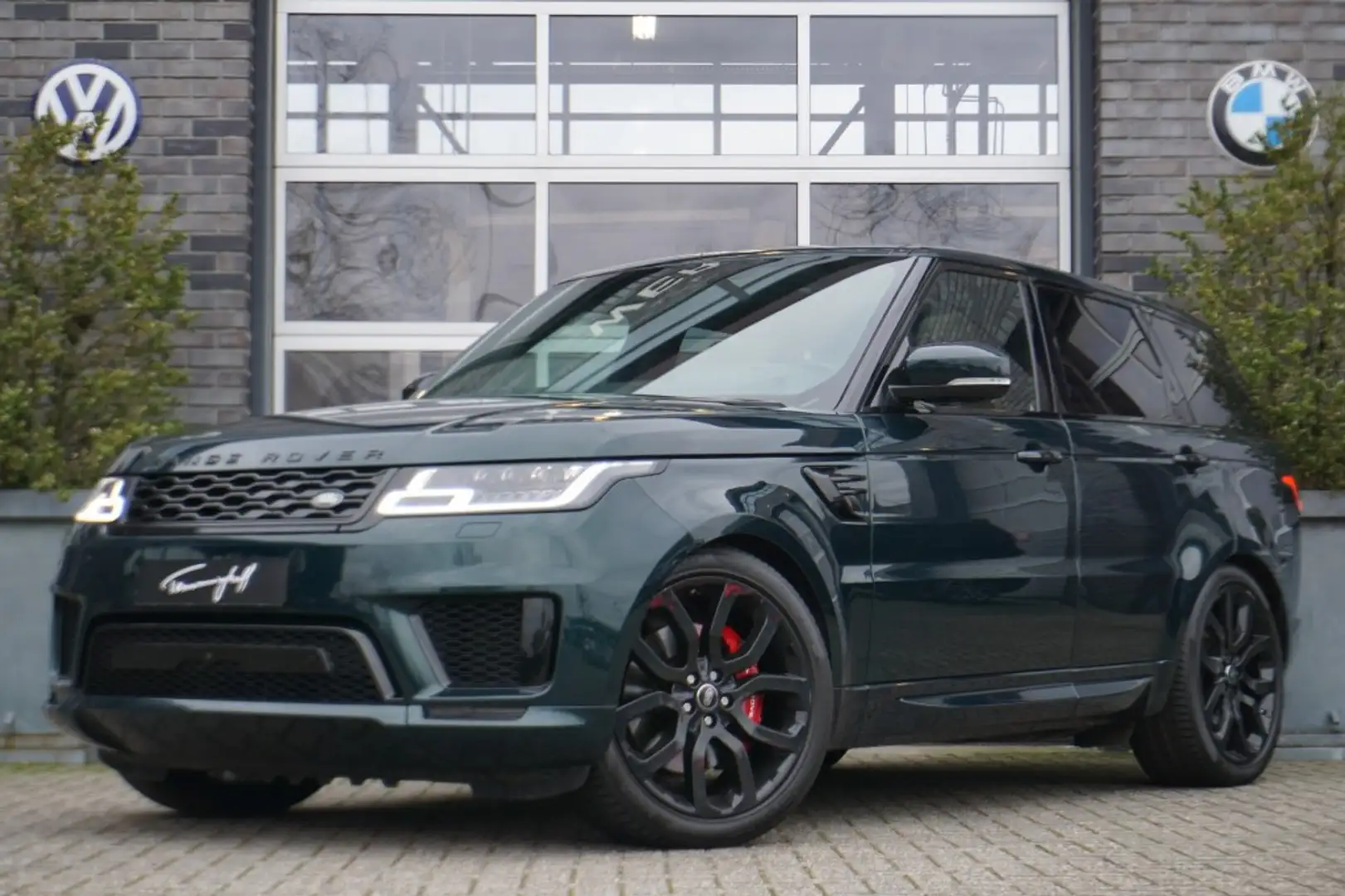 Land Rover Range Rover Sport 2.0 P400E HSE DYNAMIC 360 CAMERA - HEAD-UP - STAND Groen - 1