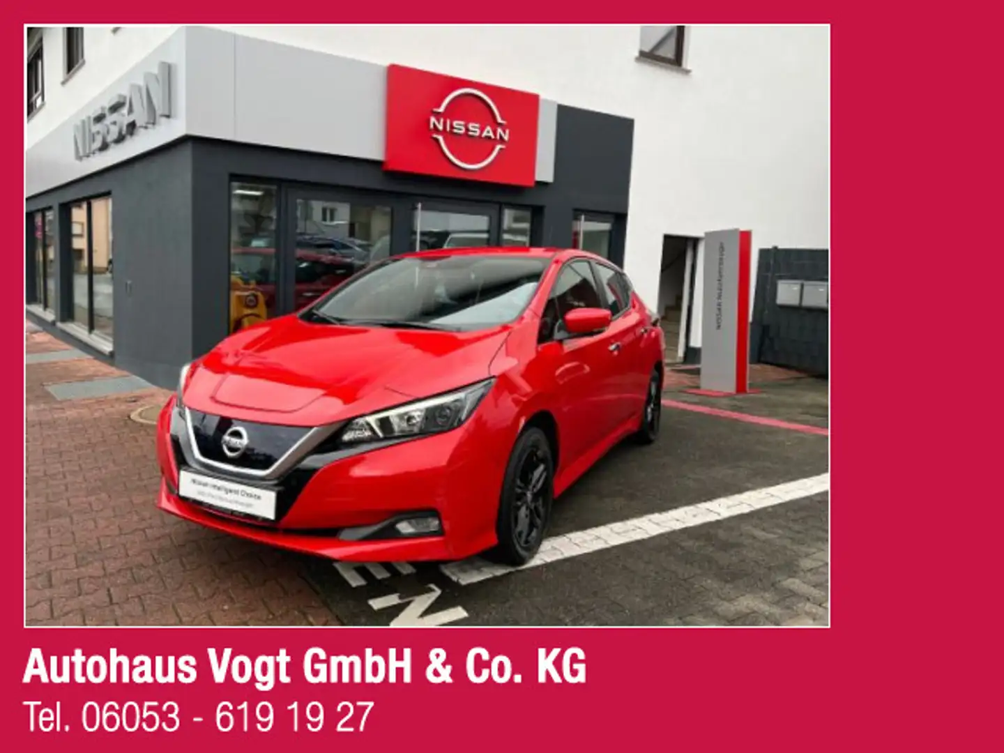 Nissan Leaf °360°KAMERA°PAKETPRO°150PS°PDC°NAVI°KLIMAAU Rosso - 1