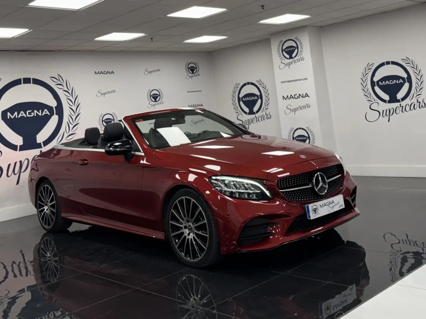 Mercedes-Benz C 220 Cabrio 220d 9G-Tronic Piros - 1