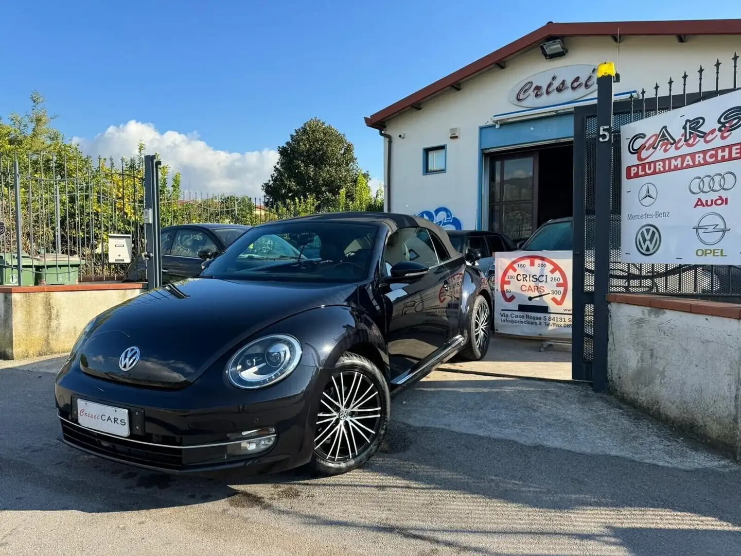 Volkswagen Maggiolino Cabrio 2.0 tdi  Sport 150cv 2000€ Bonus Rott. Nero - 2