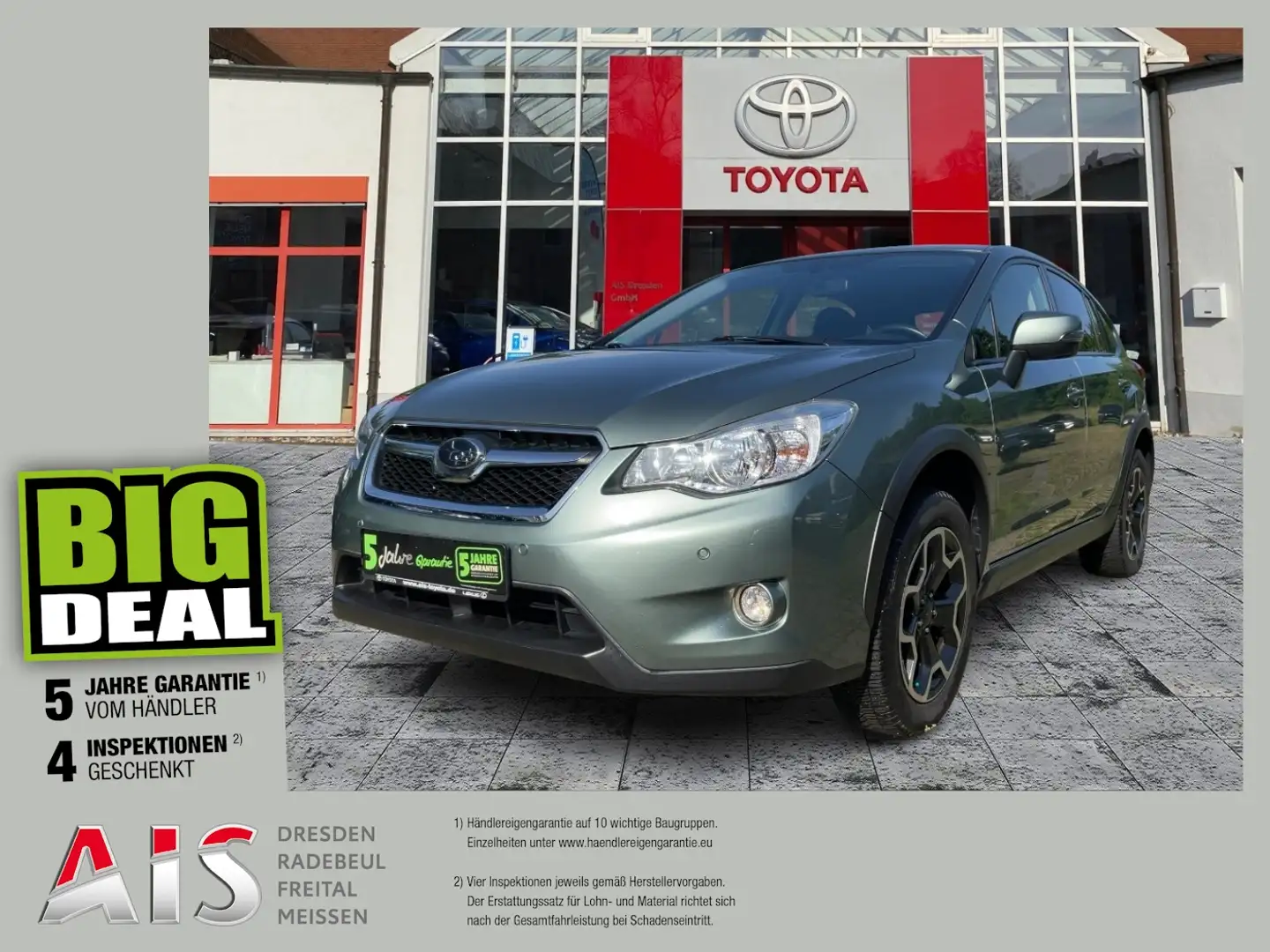 Subaru XV 2.0i Comfort AHK*KAM*SHZ Grün - 1