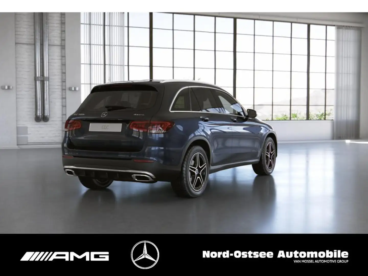Mercedes-Benz GLC 300 e 4M AMG SITZKLIMA MULTIBEAM BURMESTER Blau - 2
