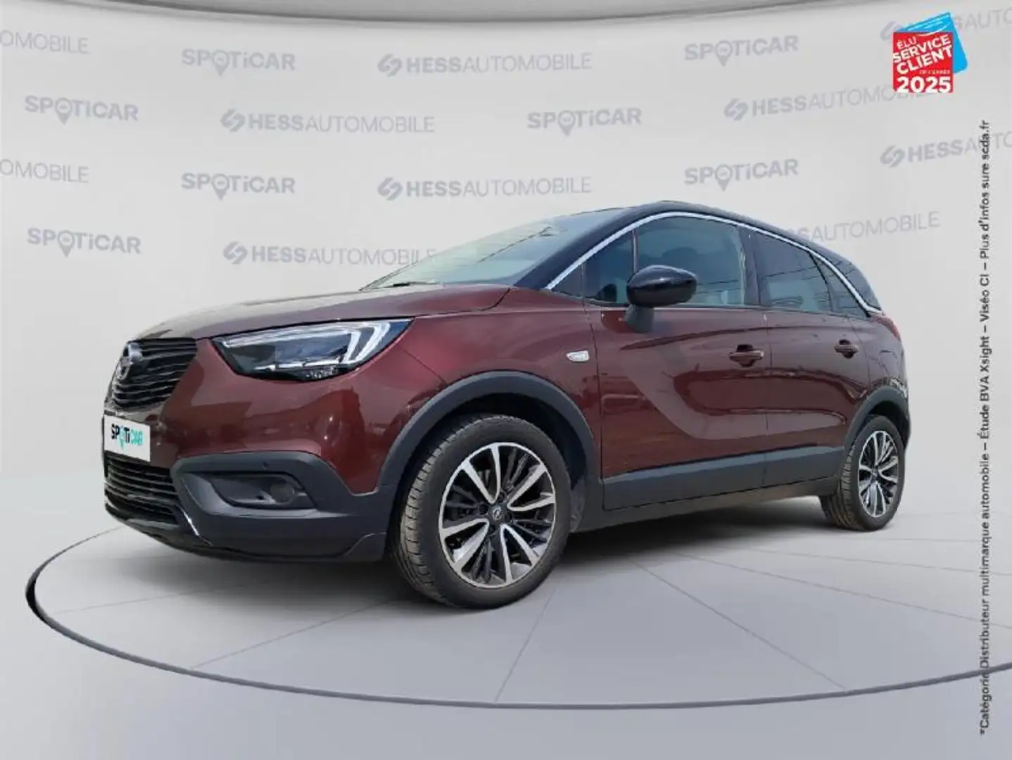 Opel Crossland X 1.2 Turbo 130ch Ultimate Euro 6d-T TPano Volant chauf Camera GPS Bleu - 1