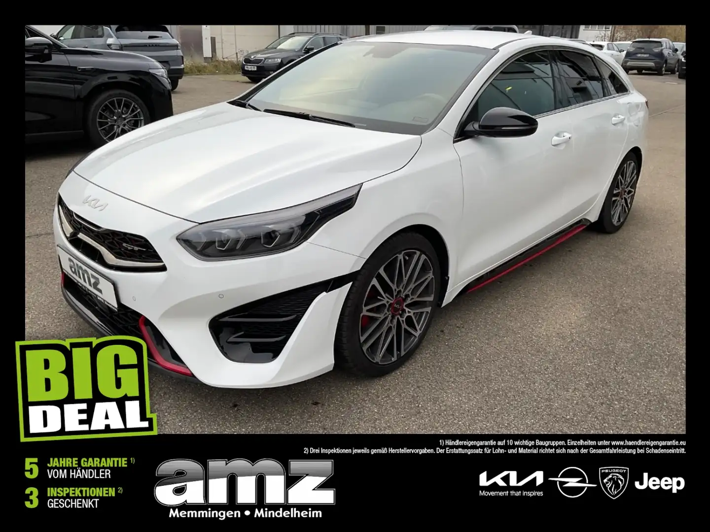 Kia ProCeed / pro_cee'd ProCeed 1.6 T-GDI GT ACC+LED+Navi+SHZ+2xKlima+LM Blanc - 1