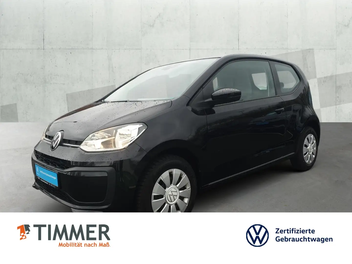 Volkswagen up! 1.0 MOVE +DAB+ +KLIMA +BLUETOOTH + Schwarz - 1